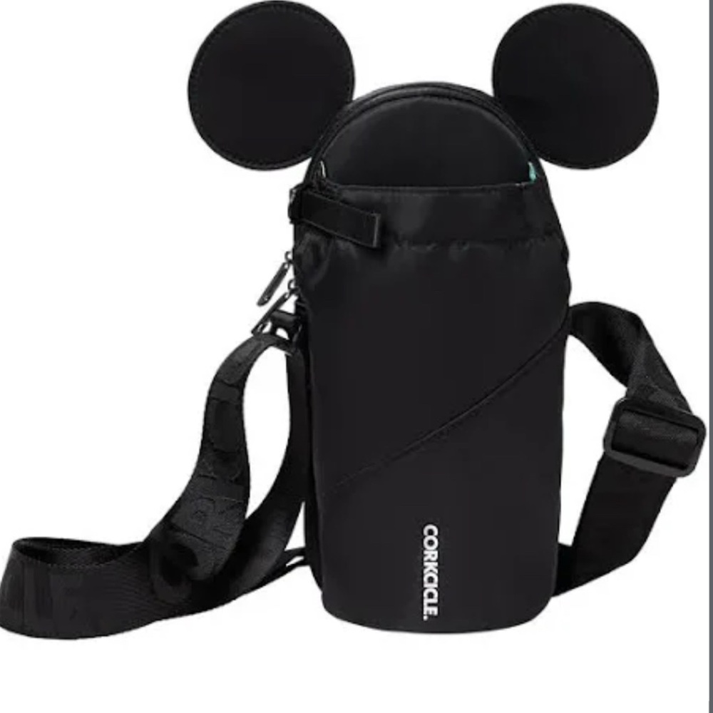 Corkcicle Black Belt Bag with Sleek Design